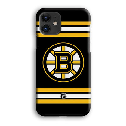 NHL Boston Bruins Circular Logo iPhone 12 Case-Oxvistore