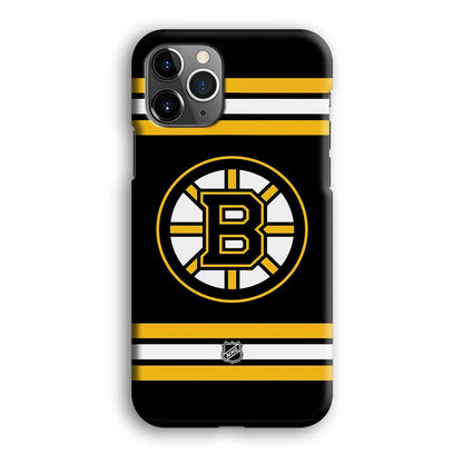 NHL Boston Bruins Circular Logo iPhone 12 Pro Case-Oxvistore