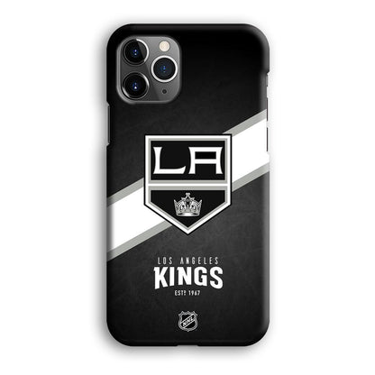 NHL LA Kings White Sash iPhone 12 Pro Case-Oxvistore