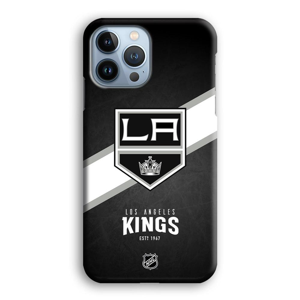 NHL LA Kings White Sash iPhone 15 Pro Max Case-Oxvistore