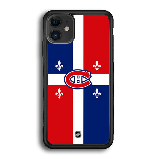 NHL Montreal Canadiens Fence of Glory iPhone 11 Case-Rubber Black (2D Case)-Oxvistore
