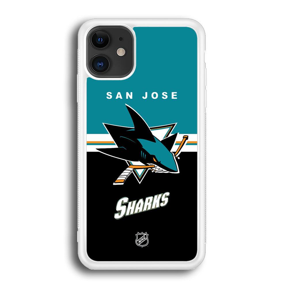 NHL San Jose Sharks Teal Blend iPhone 12 Case-Oxvistore