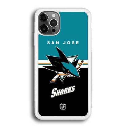 NHL San Jose Sharks Teal Blend iPhone 12 Pro Case-Oxvistore