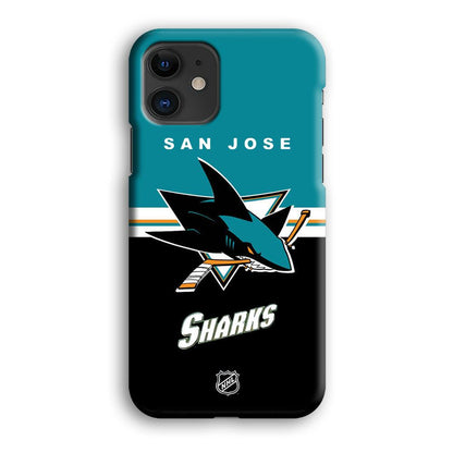 NHL San Jose Sharks Teal Blend iPhone 12 Case-Oxvistore