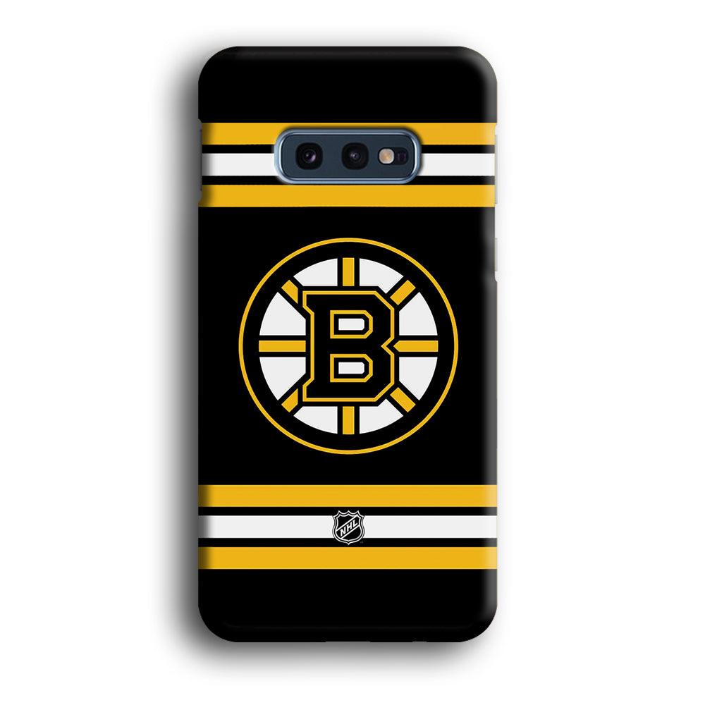 NHL Boston Bruins Circular Logo Samsung Galaxy S10E Case-Oxvistore