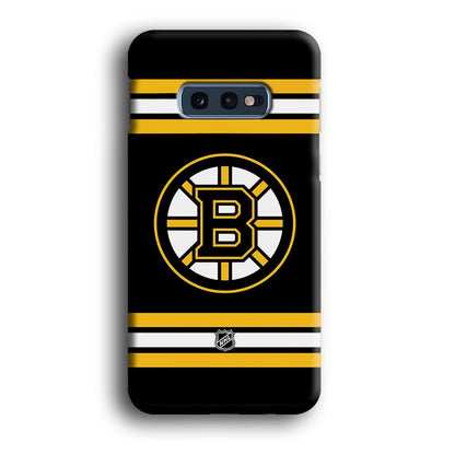 NHL Boston Bruins Circular Logo Samsung Galaxy S10E Case-Oxvistore