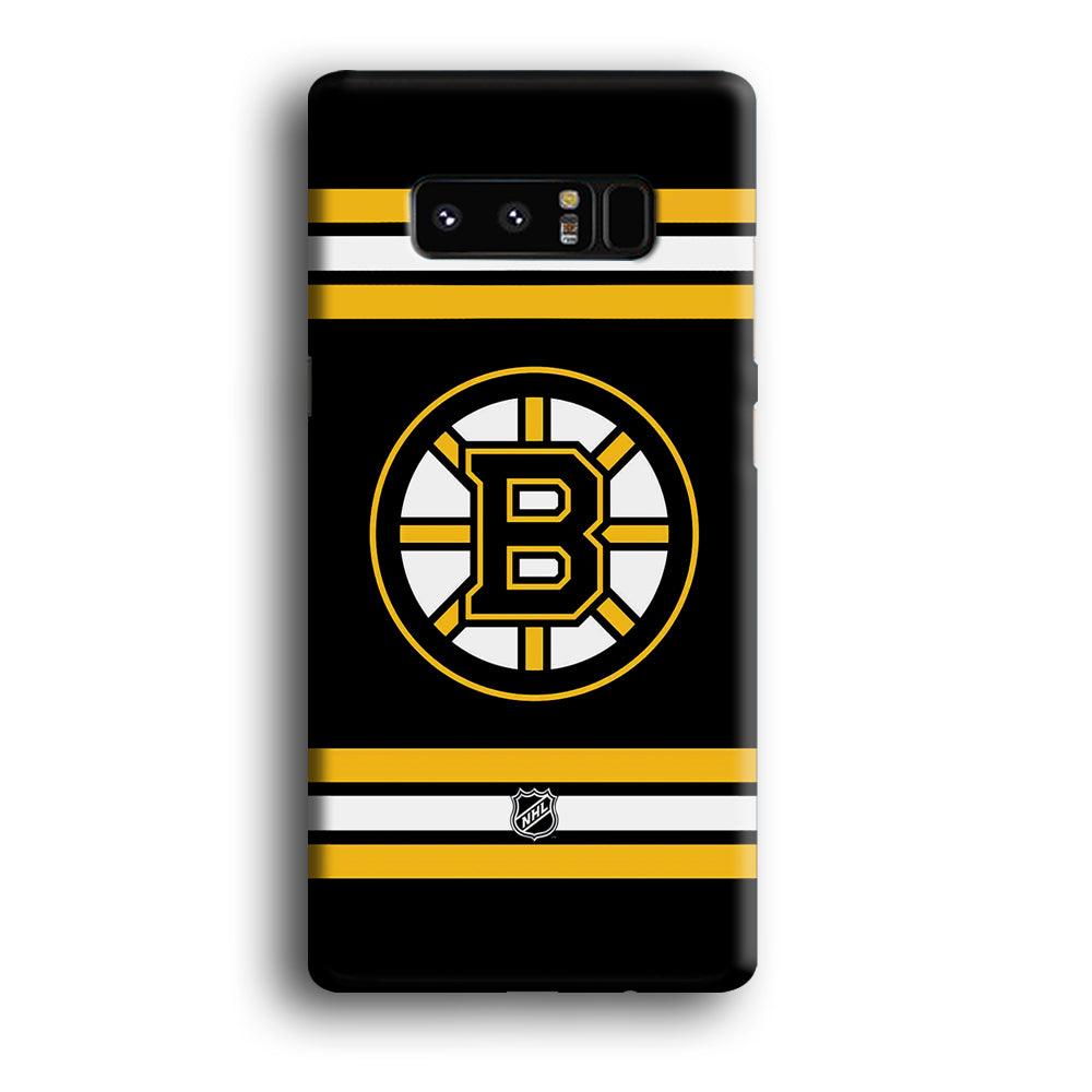 NHL Boston Bruins Circular Logo Samsung Galaxy Note 8 Case-Oxvistore