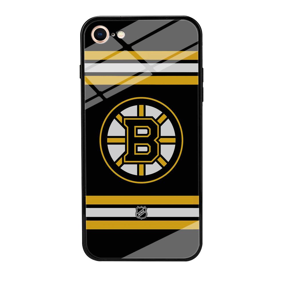 NHL Boston Bruins Circular Logo iPhone 8 Case-Oxvistore