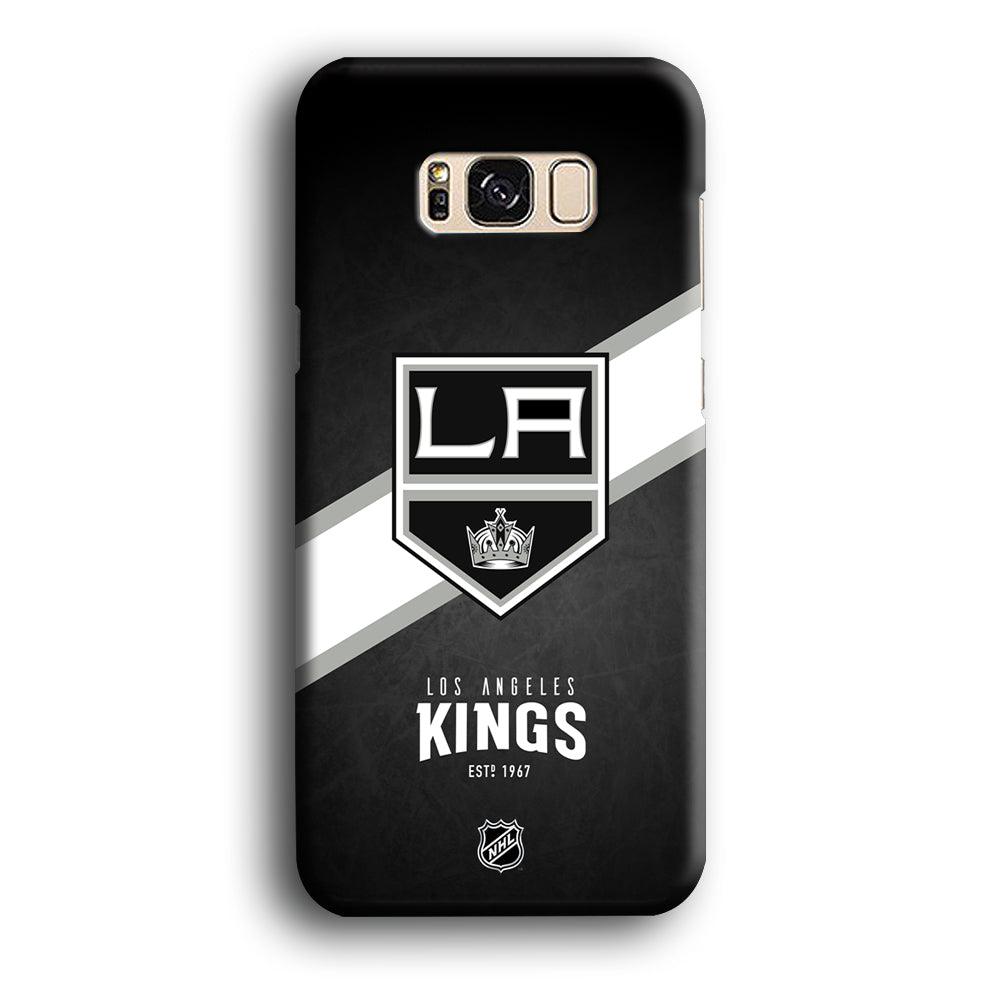 NHL LA Kings White Sash iPhone 8 Plus Case-Oxvistore