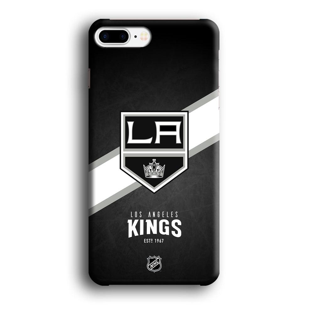 NHL LA Kings White Sash iPhone 7 Plus Case-Oxvistore