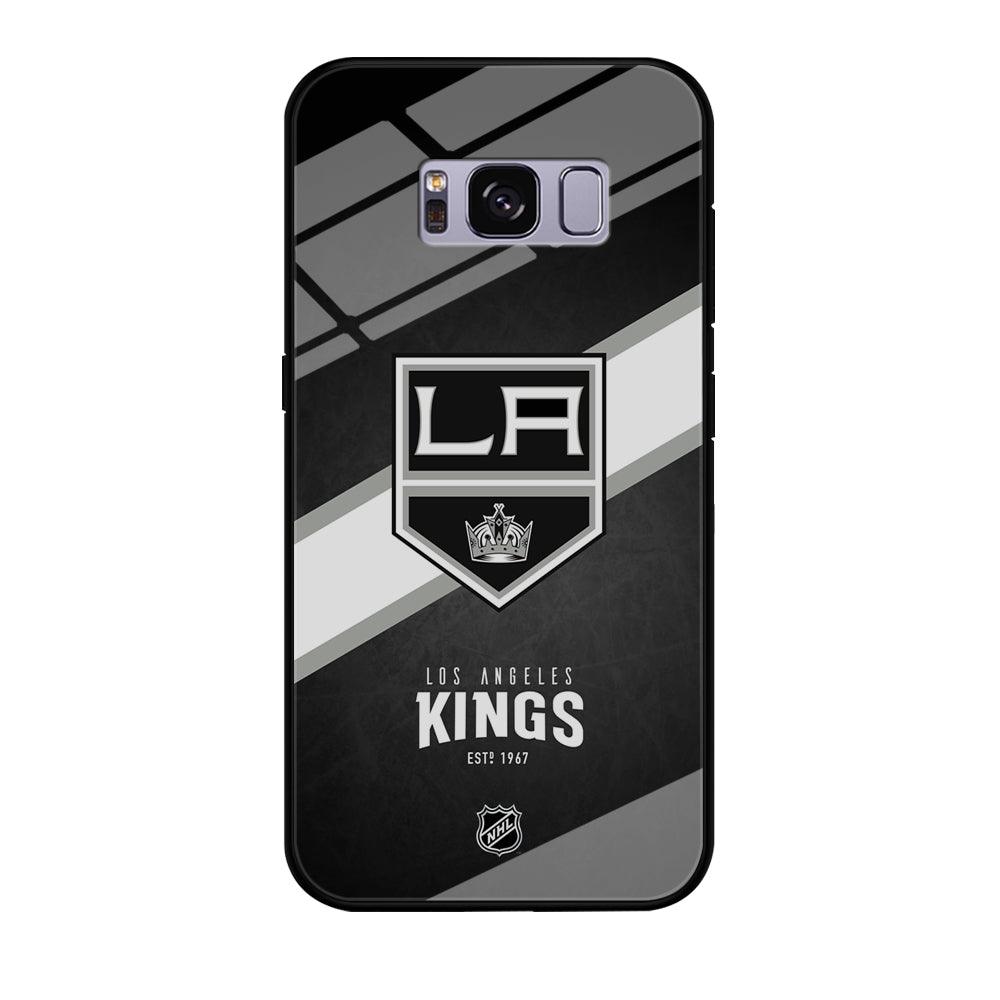 NHL LA Kings White Sash iPhone 8 Plus Case-Oxvistore