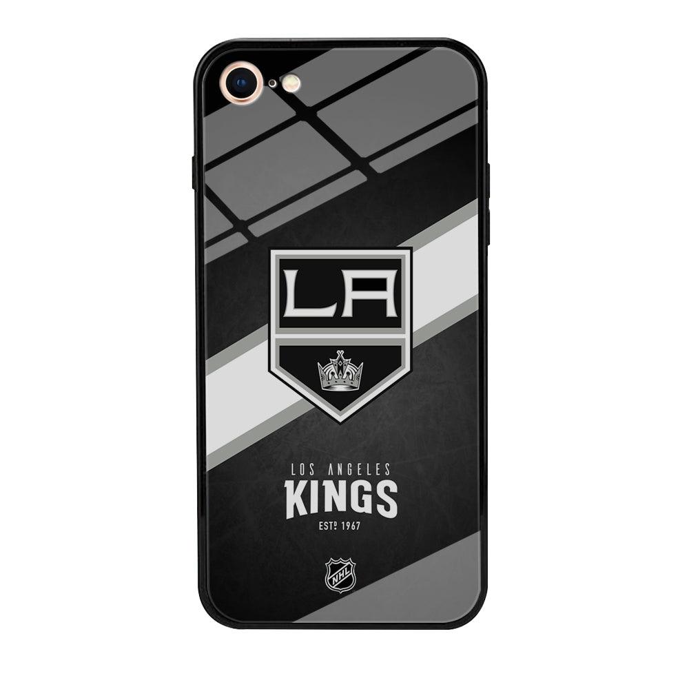 NHL LA Kings White Sash iPhone 8 Case-Oxvistore