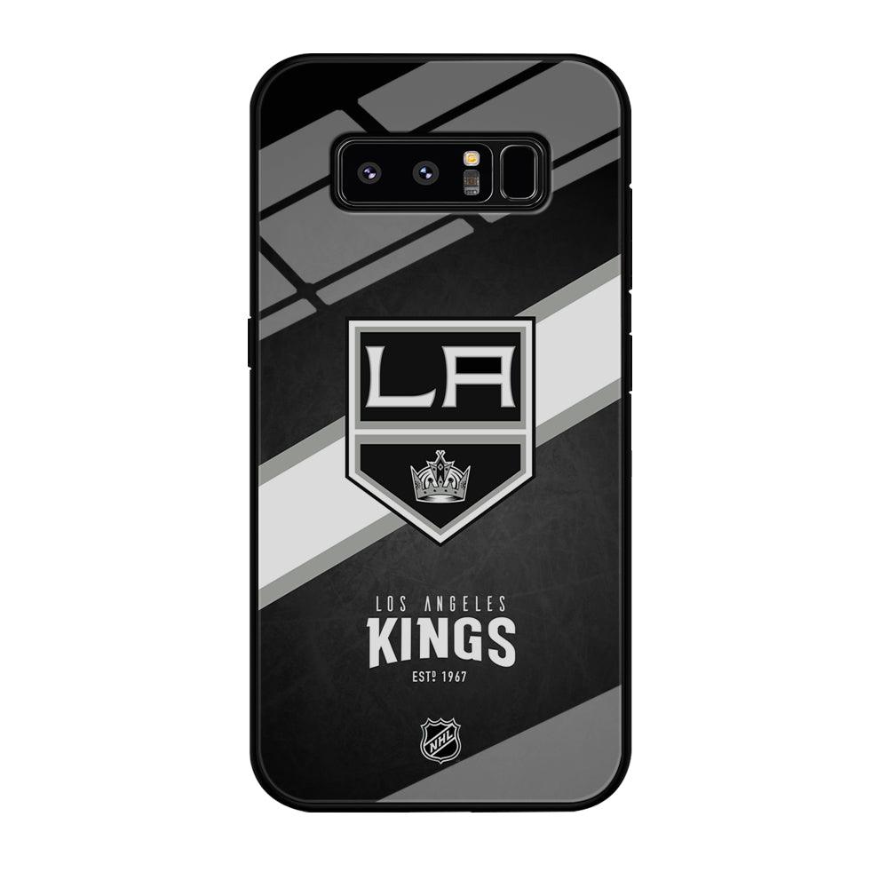 NHL LA Kings White Sash Samsung Galaxy Note 8 Case-Oxvistore