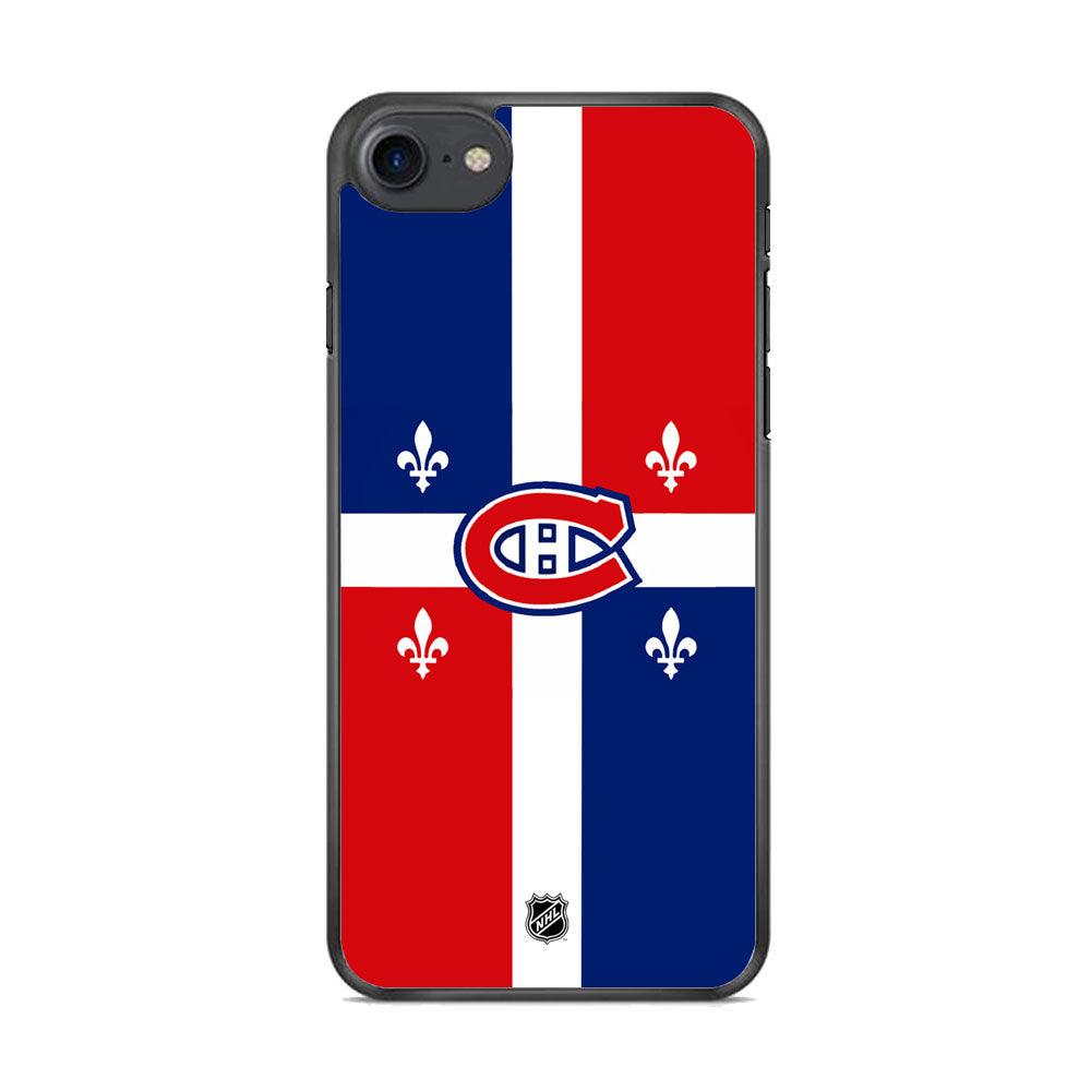 NHL Montreal Canadiens Fence of Glory iPhone 8 Case-Rubber Black (2D Case)-Oxvistore