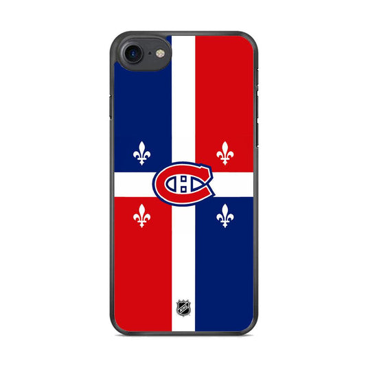 NHL Montreal Canadiens Fence of Glory iPhone 8 Case-Rubber Black (2D Case)-Oxvistore