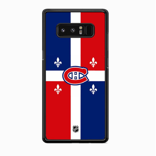 NHL Montreal Canadiens Fence of Glory Samsung Galaxy Note 8 Case-Rubber Black (2D Case)-Oxvistore