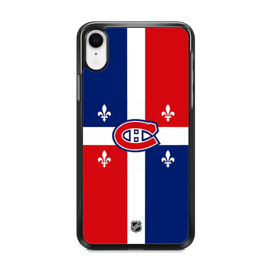 NHL Montreal Canadiens Fence of Glory iPhone XR Case-Rubber Black (2D Case)-Oxvistore