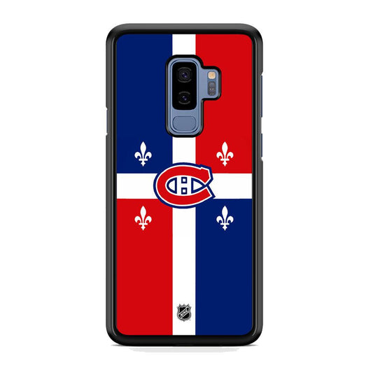 NHL Montreal Canadiens Fence of Glory Samsung Galaxy S9 Plus Case-Rubber Black (2D Case)-Oxvistore