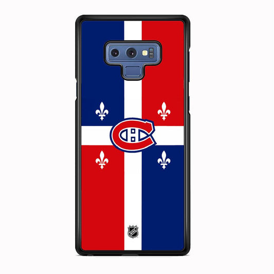 NHL Montreal Canadiens Fence of Glory Samsung Galaxy Note 9 Case-Rubber Black (2D Case)-Oxvistore