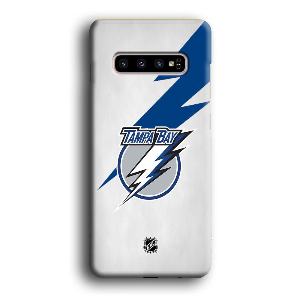 NHL Tampa Bay Lightning Thunderbolt Samsung Galaxy S10 Case-Oxvistore