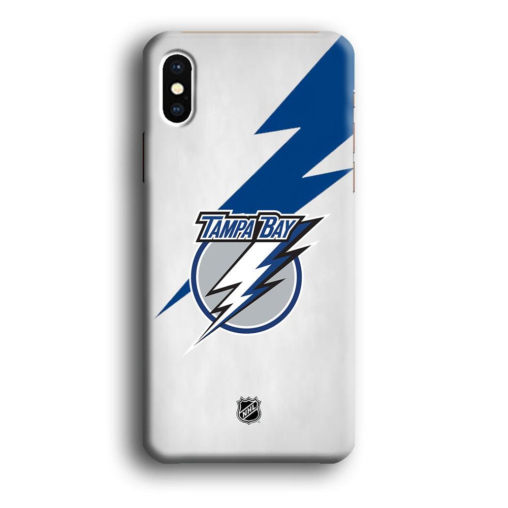 NHL Tampa Bay Lightning Thunderbolt iPhone X Case-Oxvistore