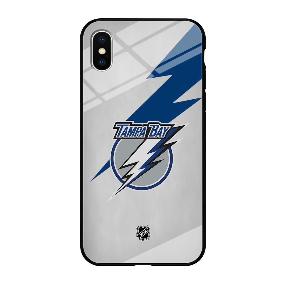 NHL Tampa Bay Lightning Thunderbolt iPhone X Case-Oxvistore