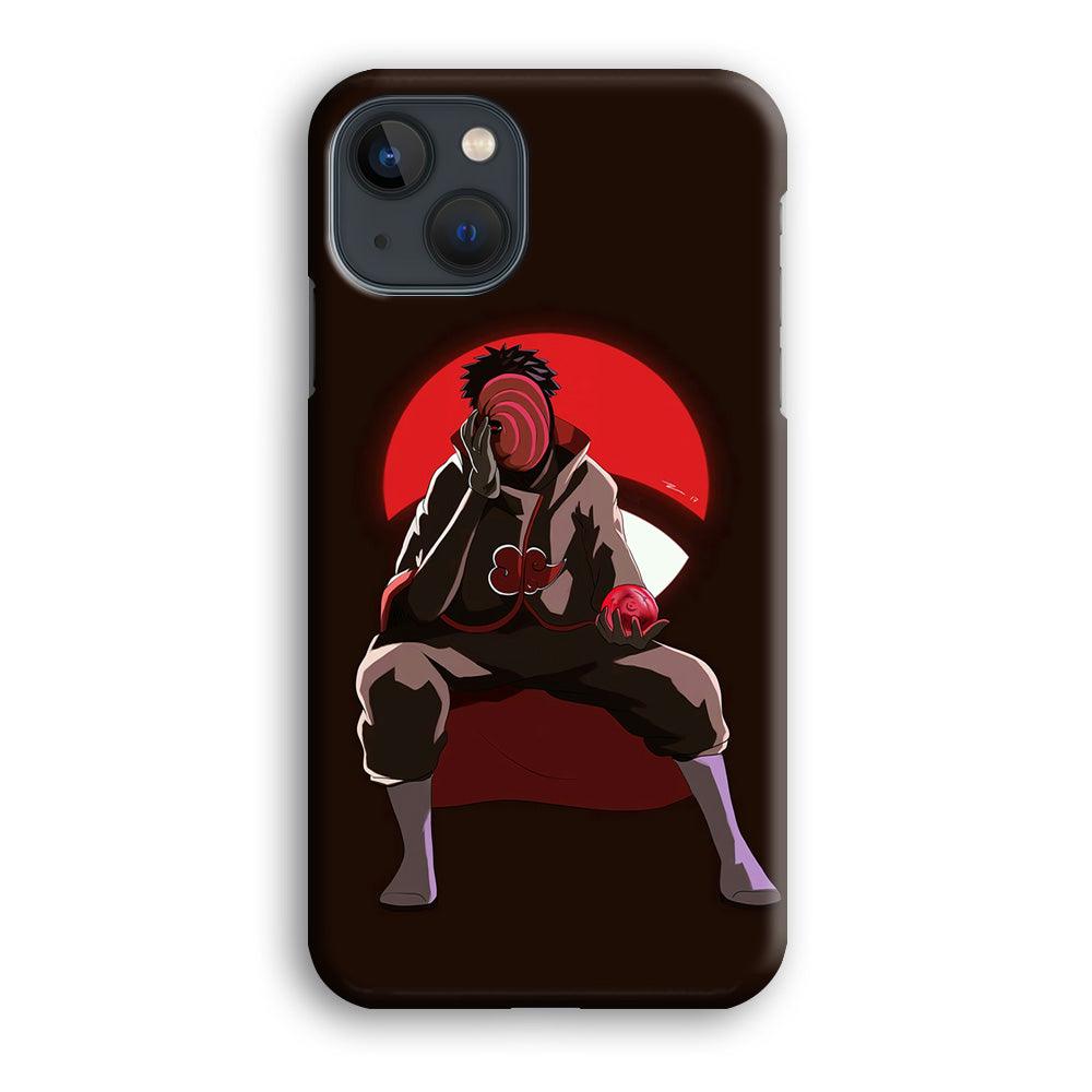 Naruto-Tobi Doujutsu iPhone 15 Plus Case-Oxvistore