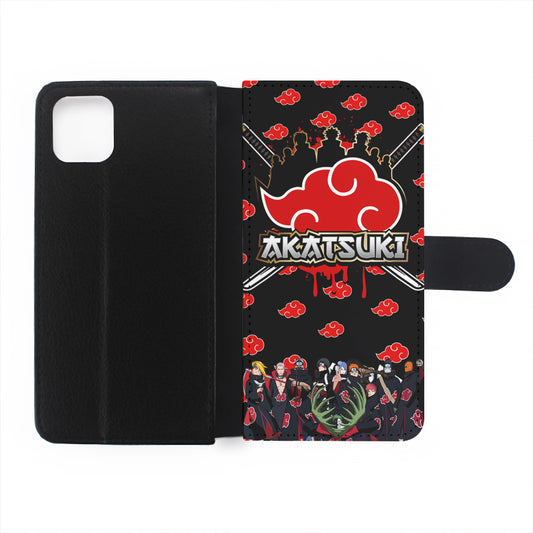 Naruto Akatsuki Squad Flip Wallet Phone Case