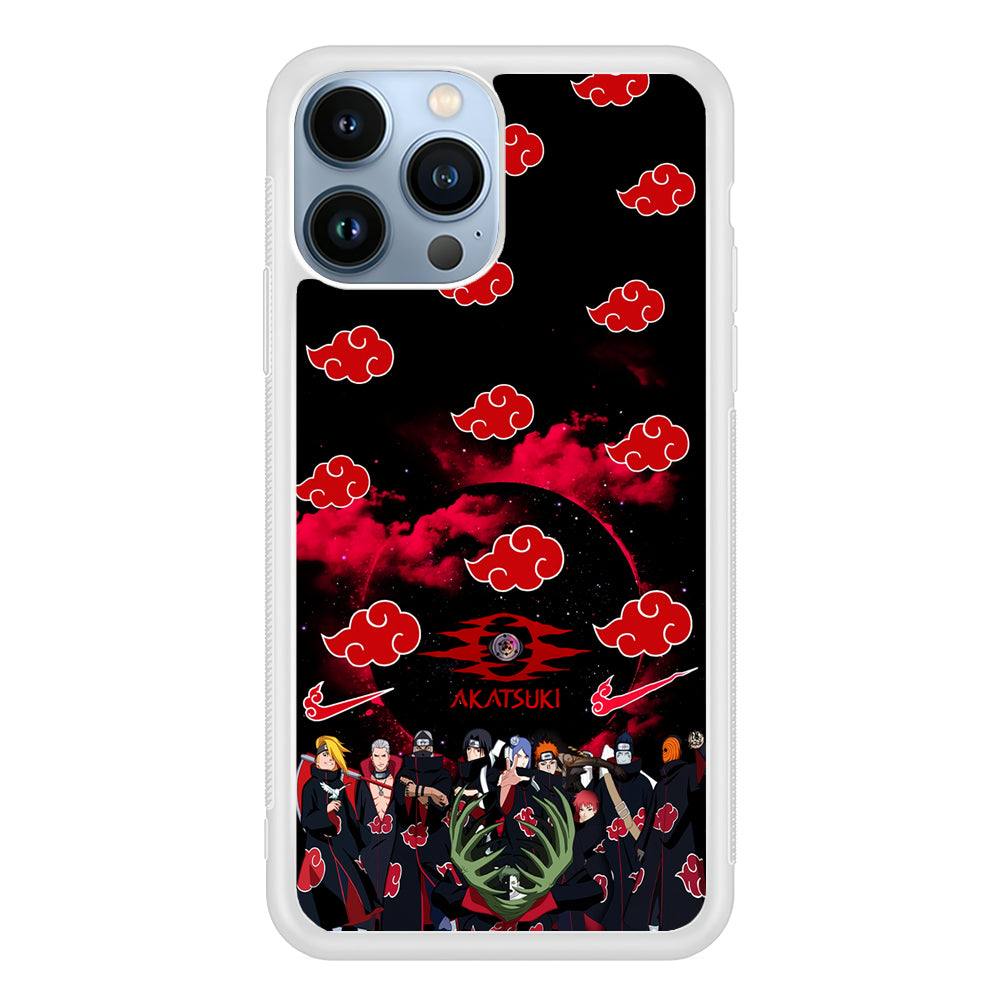 Naruto Akatsuki Troops 2D Rubber Phone Case