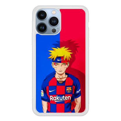 Naruto Barcelona Fc Jersey 2D Rubber Phone Case