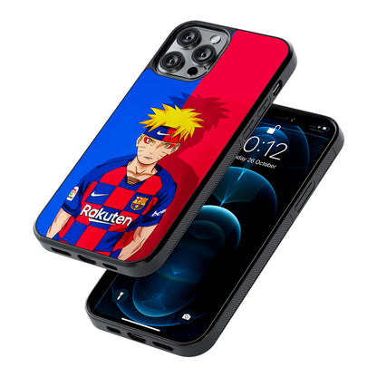 Naruto Barcelona Fc Jersey 2D Rubber Phone Case