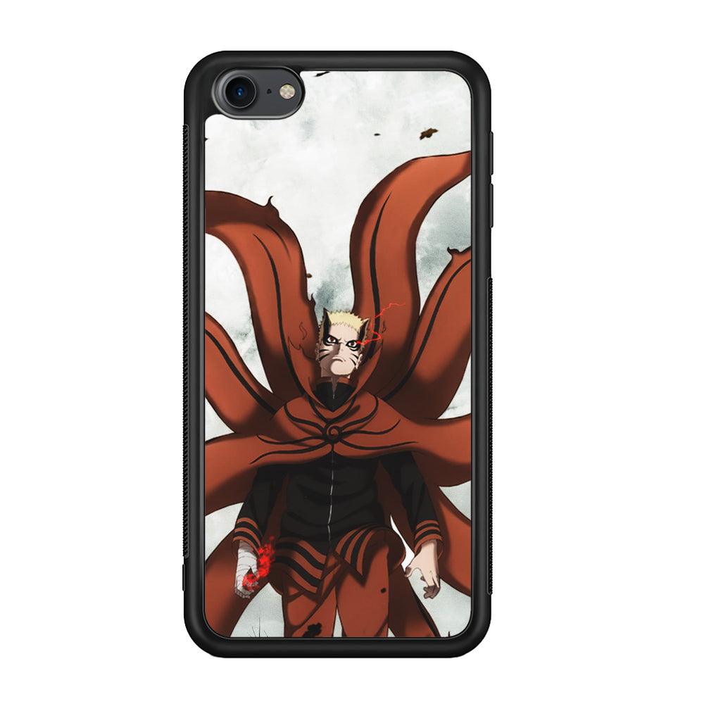 Naruto Baryon Final Form iPod Touch 6 Case-Rubber Black (2D Case)-Oxvistore