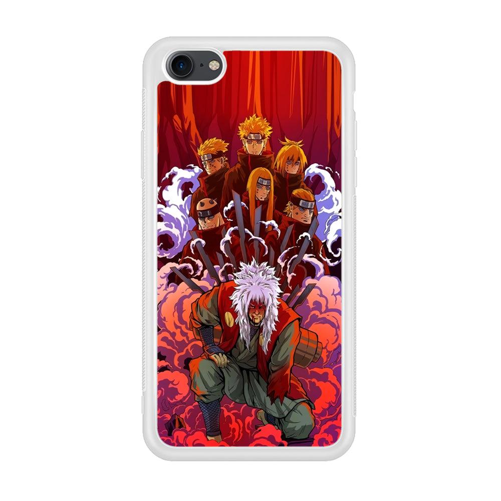 Naruto Beat The Disciple iPhone 8 Case-Oxvistore