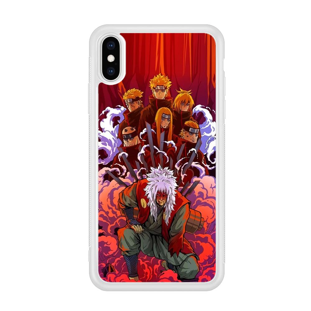 Naruto Beat The Disciple iPhone X Case-Oxvistore