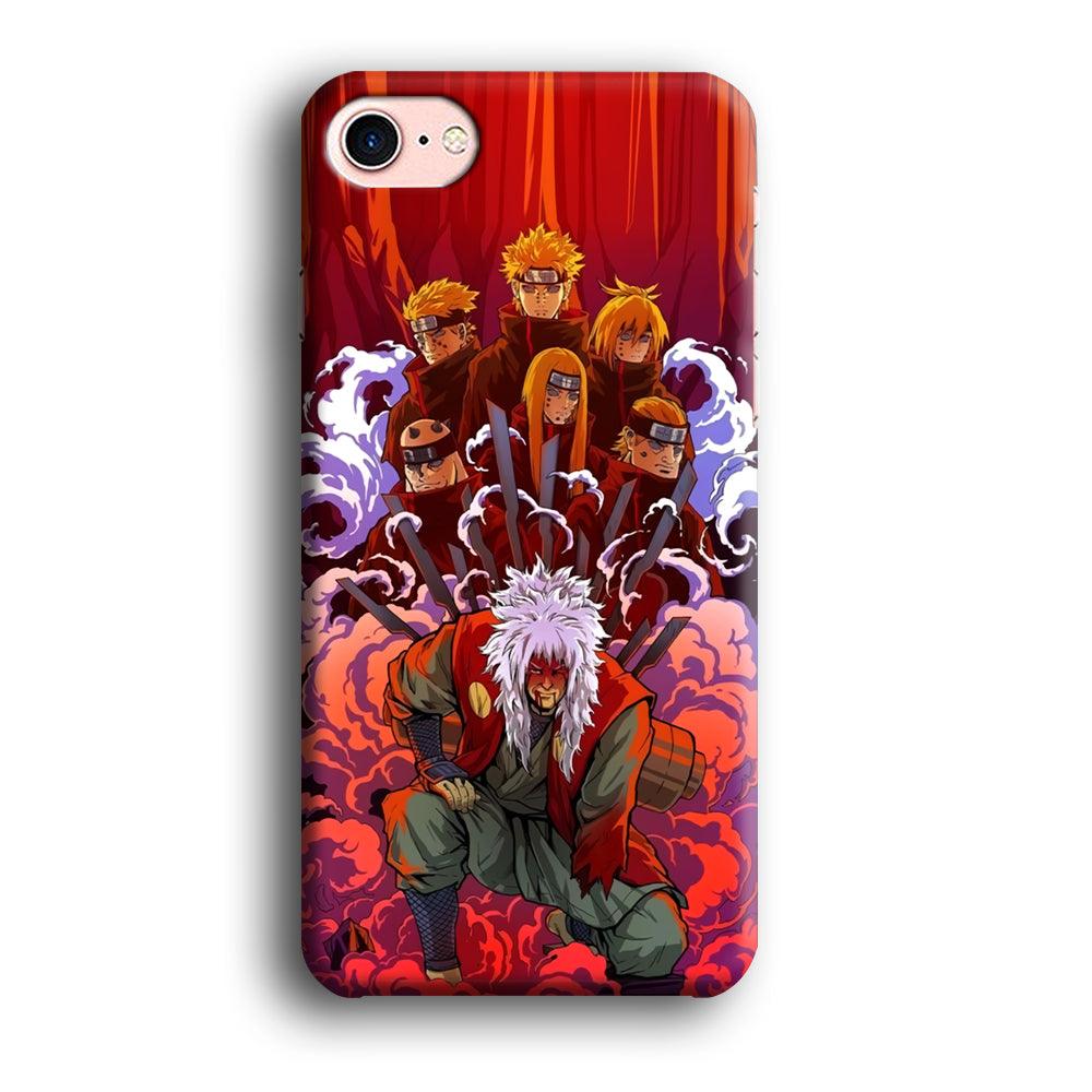 Naruto Beat The Disciple iPhone 8 Case-Oxvistore