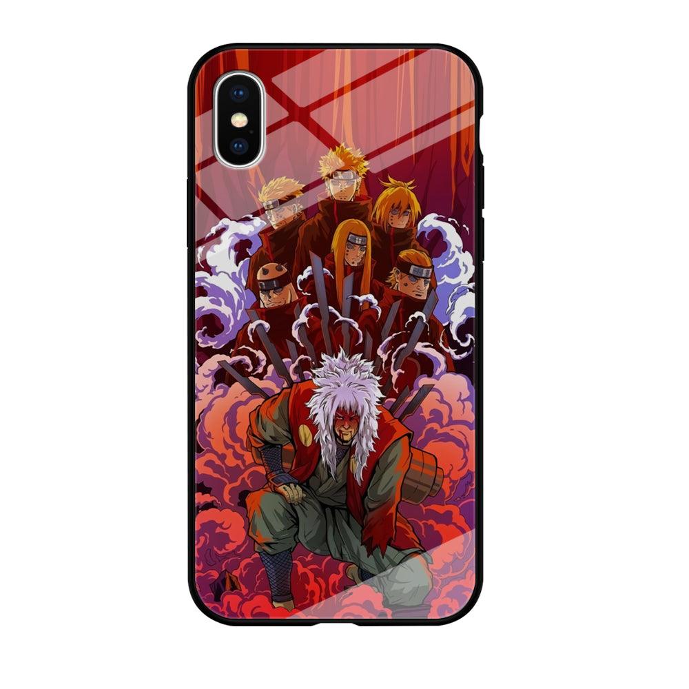 Naruto Beat The Disciple iPhone X Case-Oxvistore