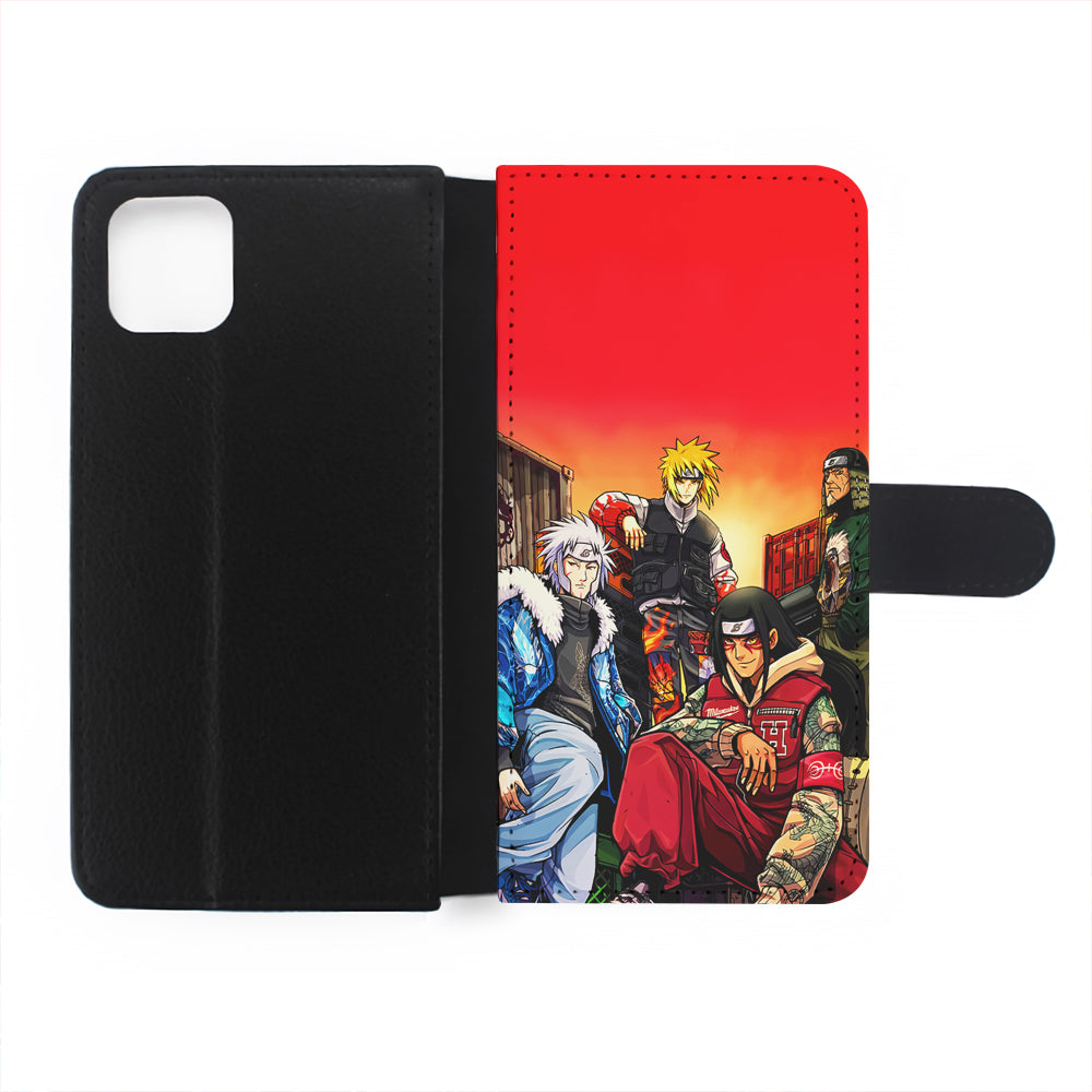 Naruto Hokage Hypebeast Flip Wallet Phone Case