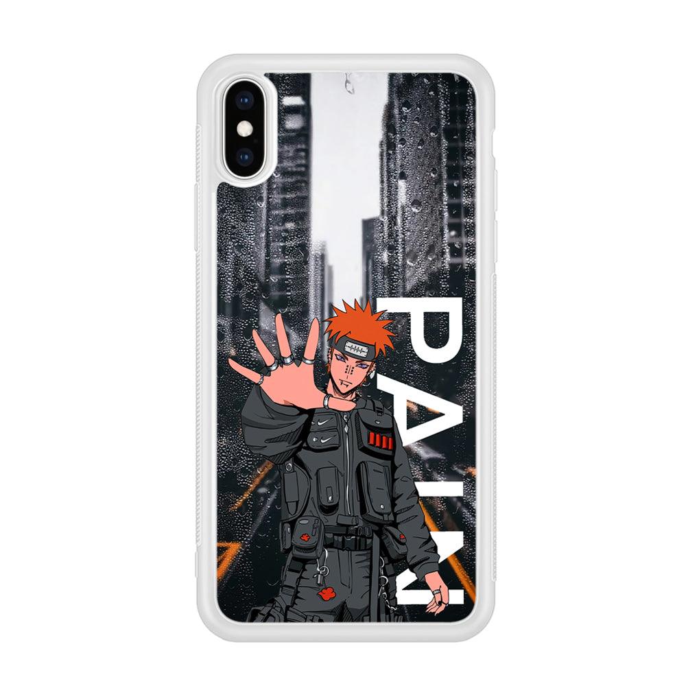 Naruto Hype Pain on The Rain iPhone X Case-Oxvistore