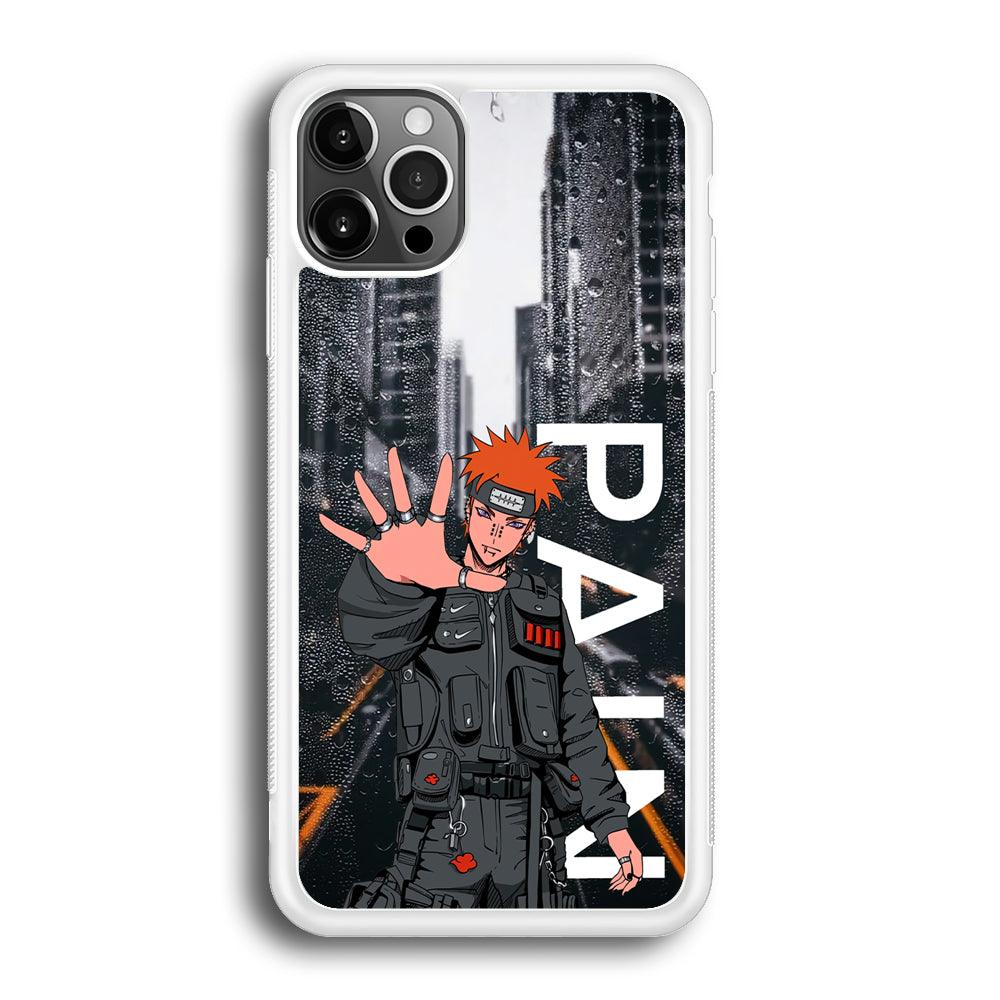 Naruto Hype Pain on The Rain iPhone 12 Pro Max Case-Oxvistore