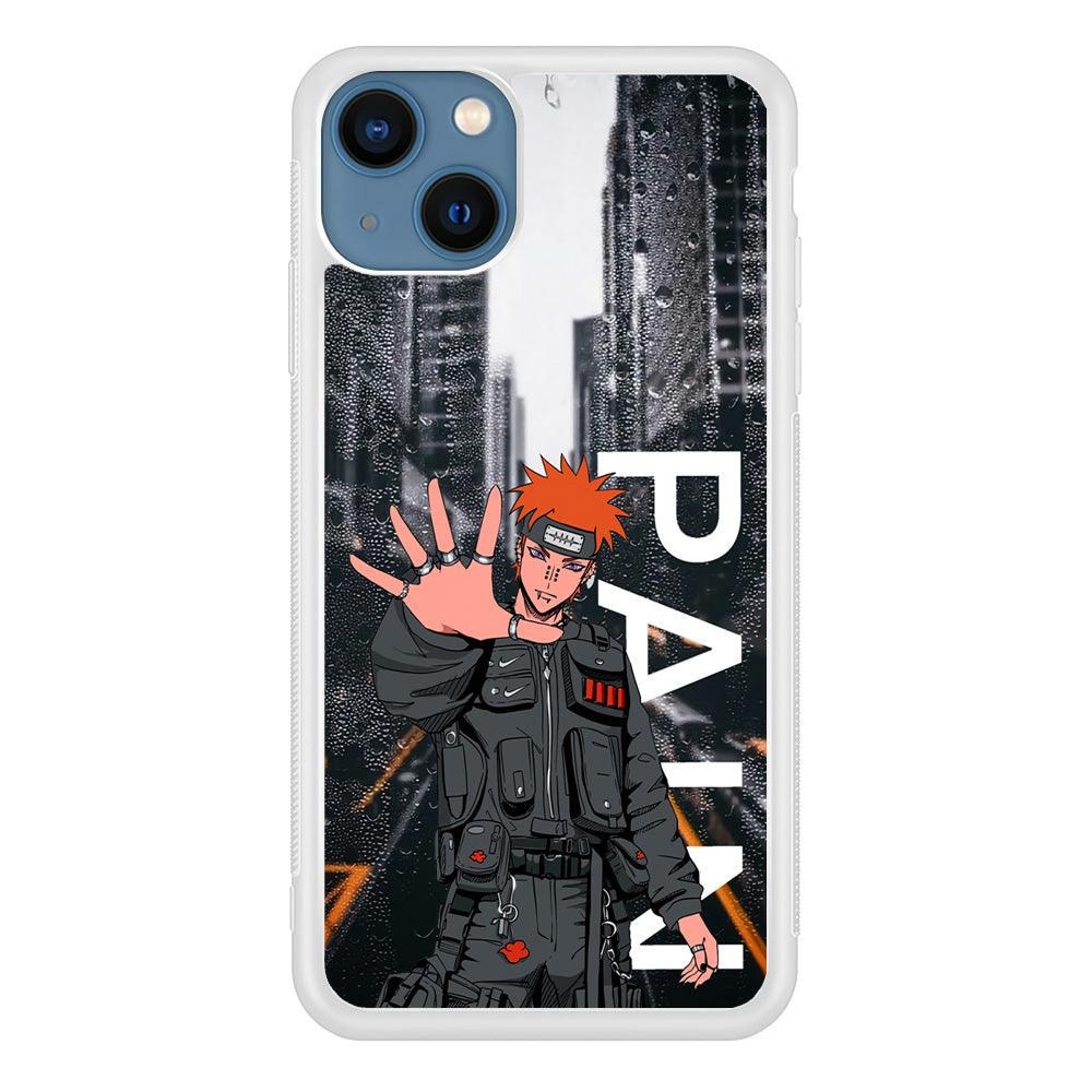 Naruto Hype Pain on The Rain iPhone 15 Plus Case-Oxvistore