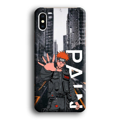 Naruto Hype Pain on The Rain iPhone X Case-Oxvistore