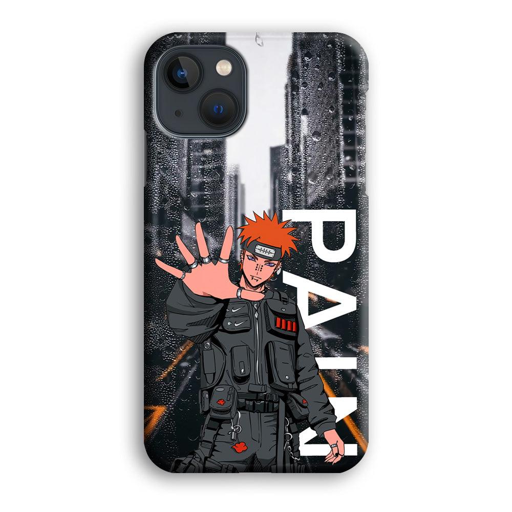 Naruto Hype Pain on The Rain iPhone 15 Plus Case-Oxvistore