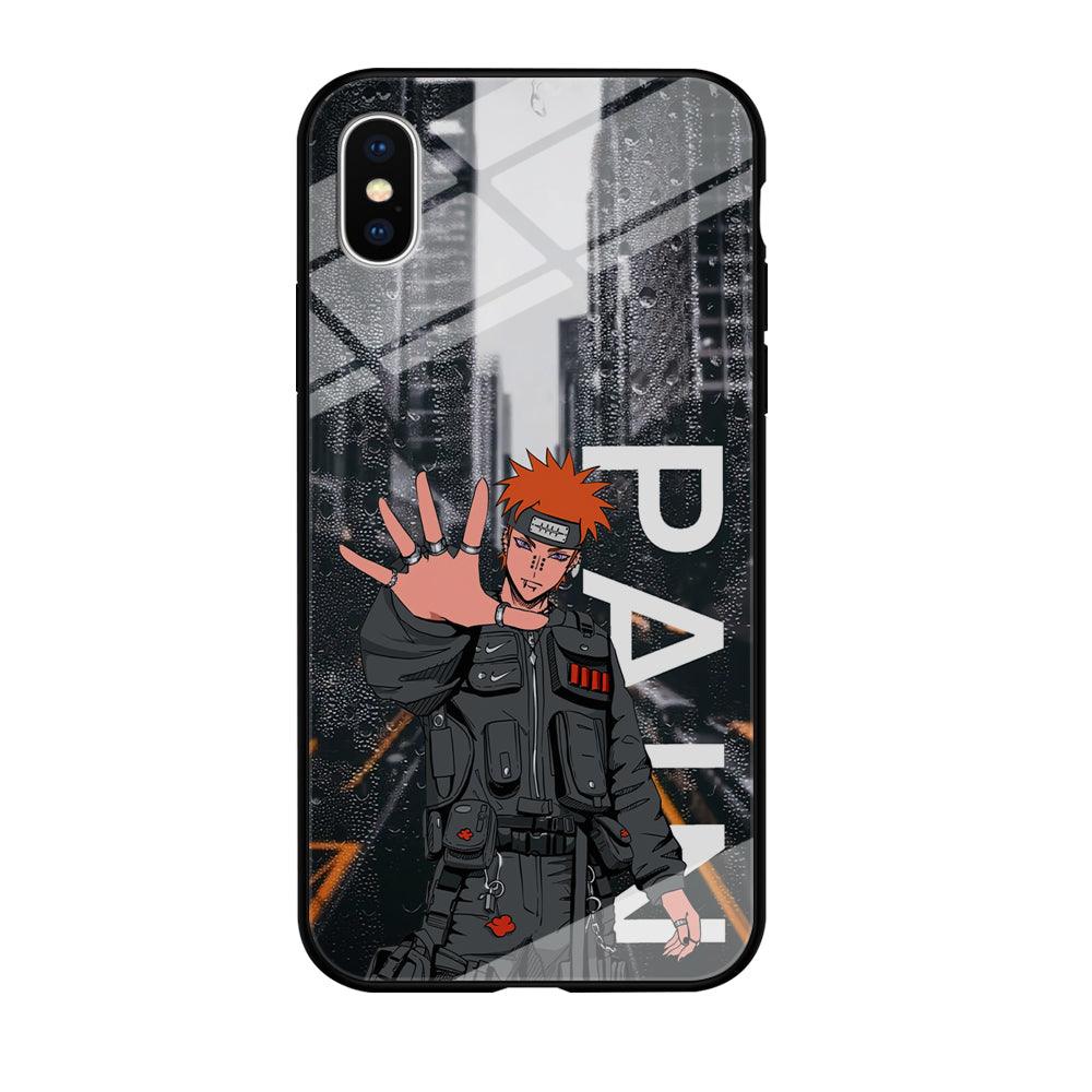 Naruto Hype Pain on The Rain iPhone X Case-Oxvistore