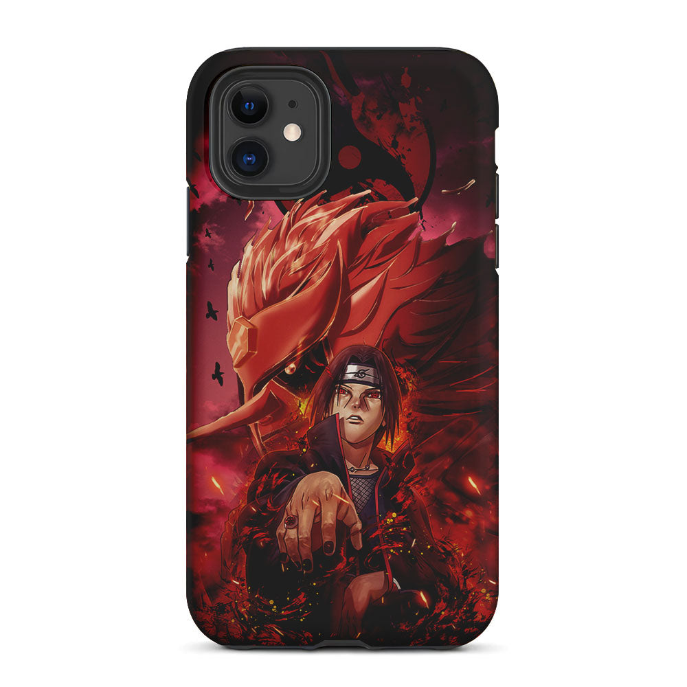 Naruto Itachi of The Sharingan Susanoo 2 in 1 Tough Phone Case