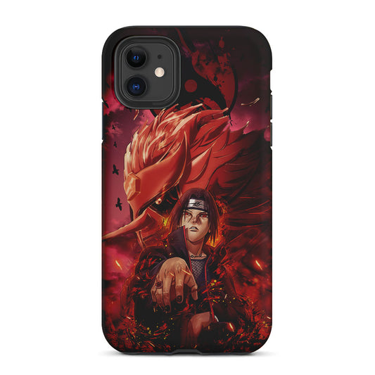 Naruto Itachi of The Sharingan Susanoo 2 in 1 Tough Phone Case