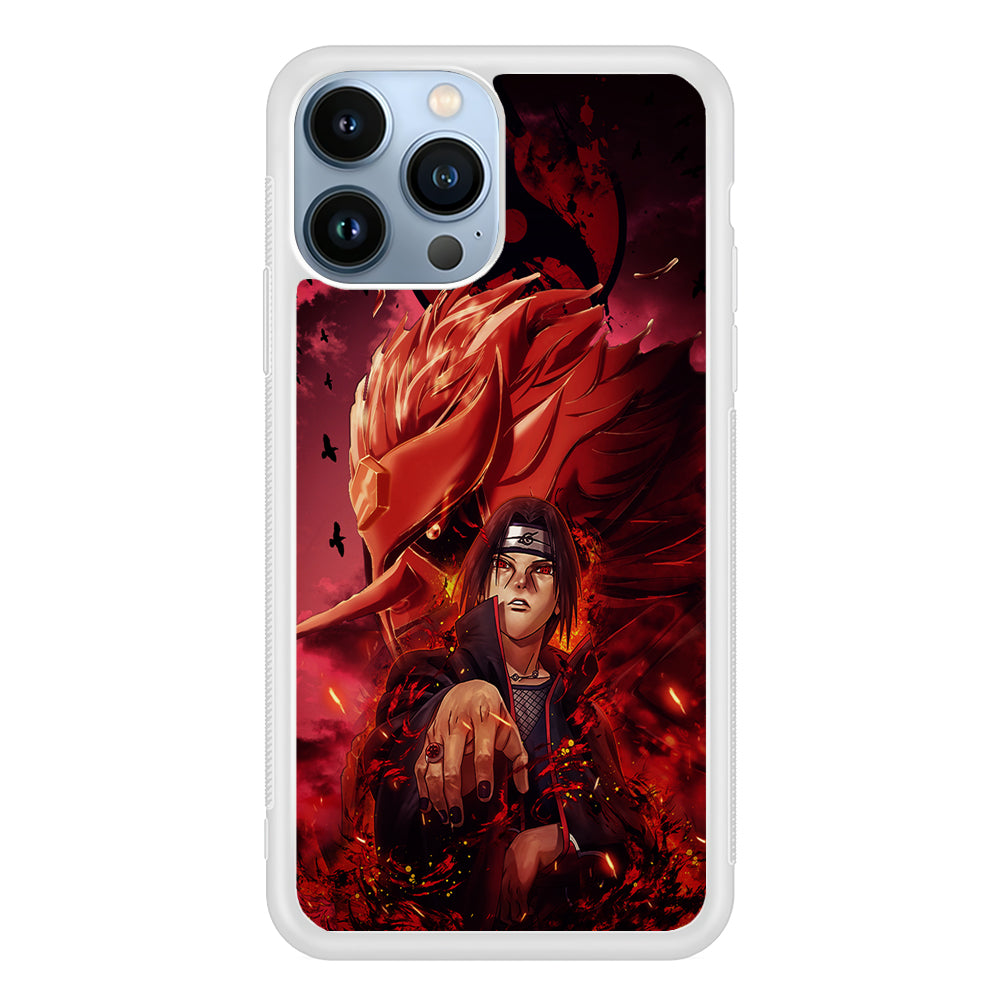 Naruto Itachi of The Sharingan Susanoo 2D Rubber Phone Case