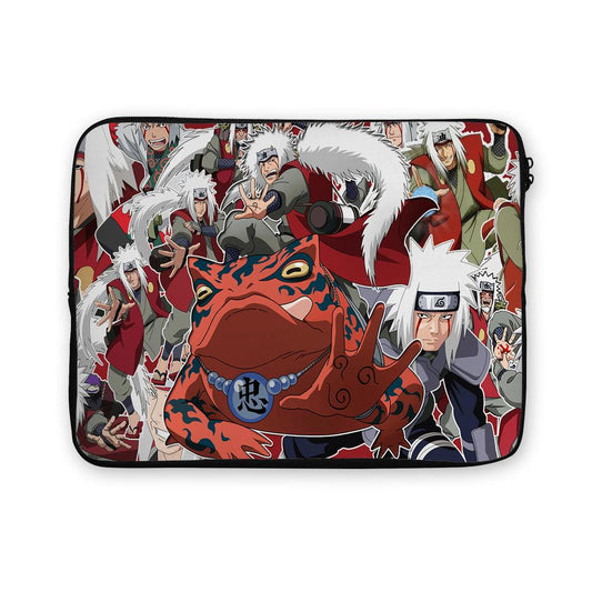 Naruto Jiraiya Sticker Pattern Laptop Sleeve Protective Cover-Oxvistore