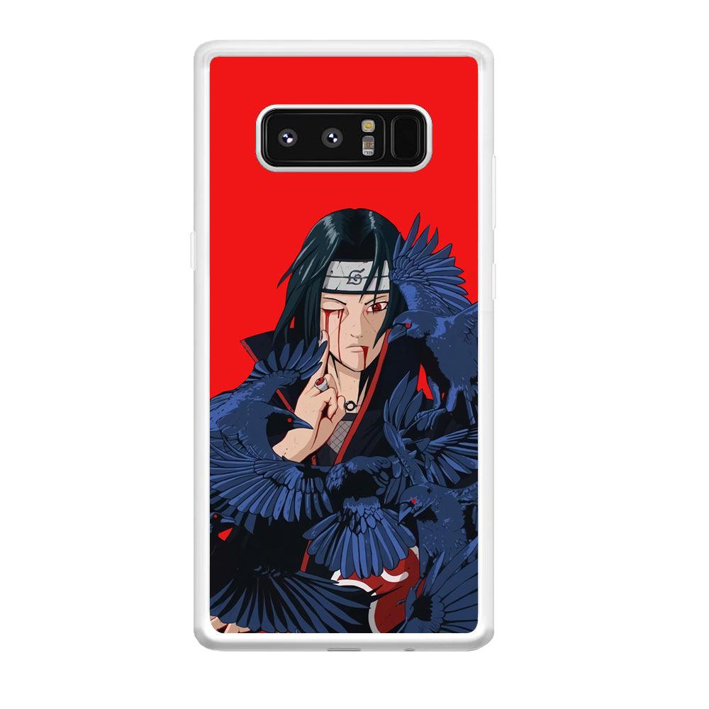 Naruto On Itachi Power Show Samsung Galaxy Note 8 Case-Oxvistore