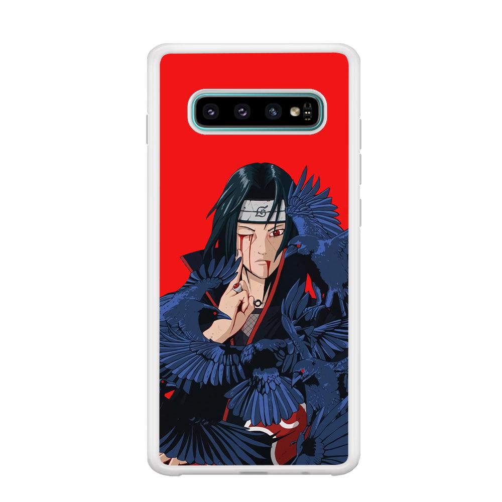 Naruto On Itachi Power Show Samsung Galaxy S10 Case-Oxvistore