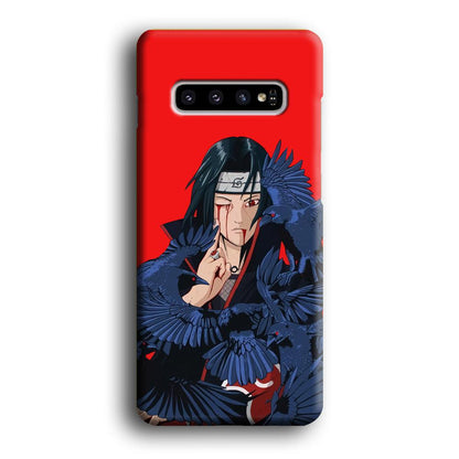 Naruto On Itachi Power Show Samsung Galaxy S10 Case-Oxvistore